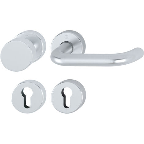 HOPPE® Wechselgarnitur mit Rosetten Paris 58/42H/42HKVS/138, Aluminium, 10724184