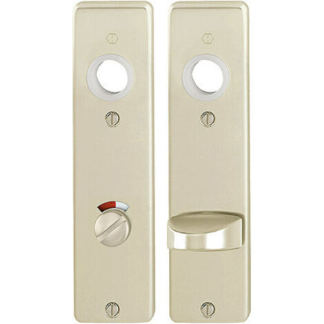 HOPPE ZT-Kurzschild 202KP WC Schausch./Schlitzk.E78 ALU, F2 elox.,Stück
