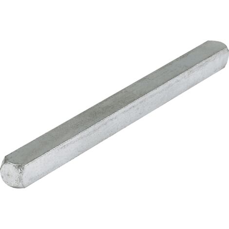 HOPPE ZT-Vollvierkantstift,  8x80mm,  Eisen verzinkt