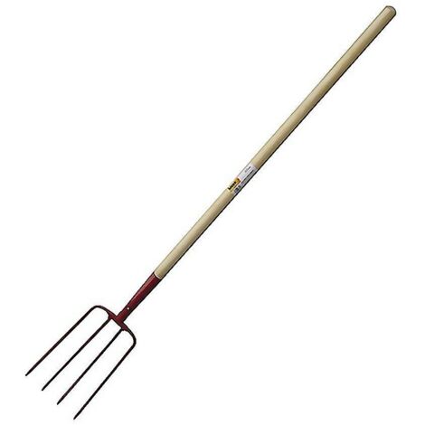 HORCA ACERO 4 PUAS MANGO MADERA