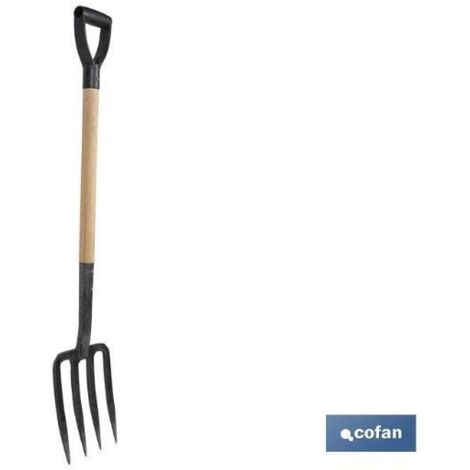 HORCA CAVAR CON MANGO DE MADERA 230 X 1050 MM 2100 G