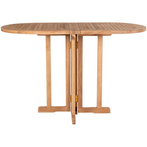 HORIZON - Table Repas 120cm Pliable en Teck