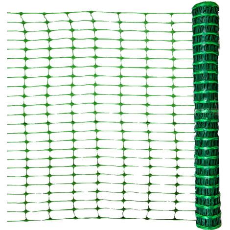 Horizont – Filet de chantier 1m x 50m en PEHD – Protection et signalisation pour chantiers humides – Mailles 10 x 4 cm