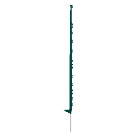 Horizont – Lot de 10 piquets verts 145 cm – Polypropylène traité anti-UV – Pointe en acier galvanisé 9 mm – Construction renforcée