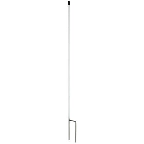 Horizont – Piquet double pointe 90 cm – Renforcement filet mouton – Pointe acier pour stabilité – Vendu à l'unité