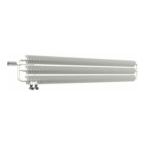 Horizontaler Heizungsbetrieb Handtuchheizkörper - Weiß - Höhe 290mm Breite 1740mm - 1172 Watt - RIB290/1740HWSVLB