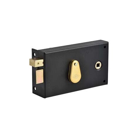 Horizontales Schloss 144 mit Riegel 1/2-tourig JPM 140 mm - Links - 144000-02-2A