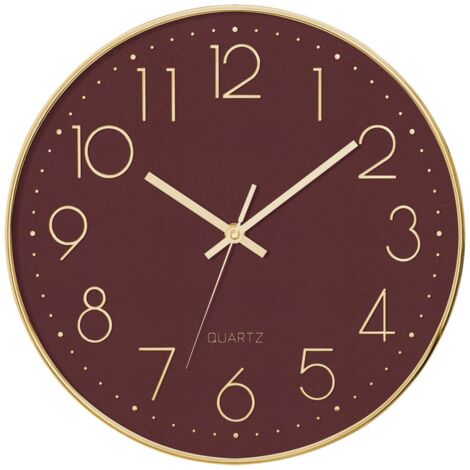 Horloge 3D Laure gold D30cm - Atmosphera créateur d'intérieur