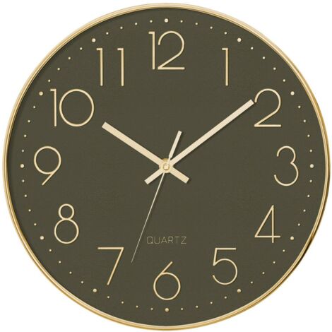 Horloge 3D Laure gold D30cm - Atmosphera créateur d'intérieur