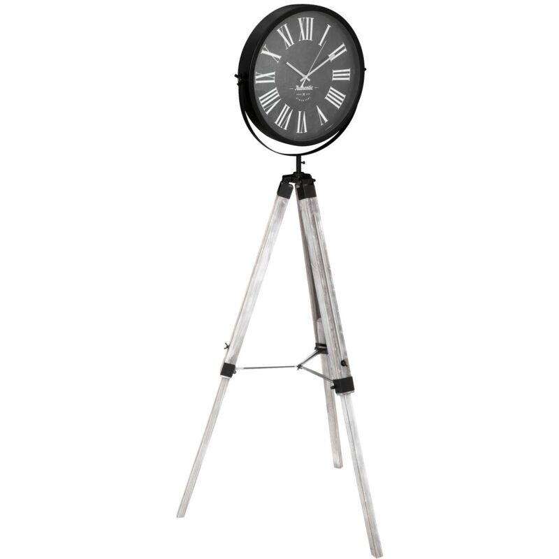 Atmosphera - Horloge à poser Atika noir H150cm créateur d'intérieur