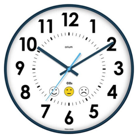 Horloge analogique capteur de CO2 Quaelis 15 - Orium
