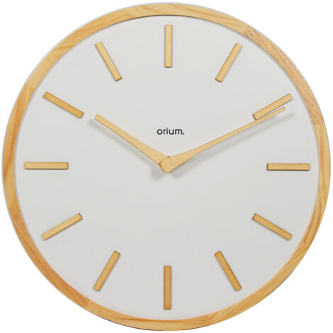 Horloge analogique Elegance Ø30cm - bois - Orium