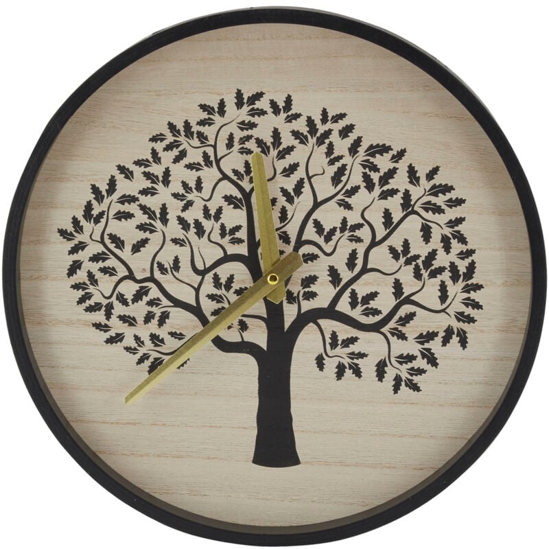 Aubry Gaspard - Horloge Arbre de vie en medium et métal