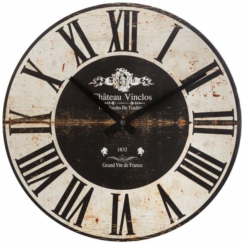 Atmosphera - Horloge murale avec chiffres romains, horloge murale, ø 28 cm