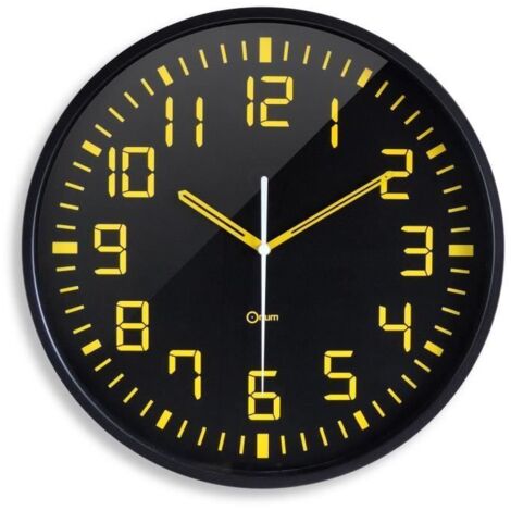 Horloge contraste silencieuse Ø30cm - Orium