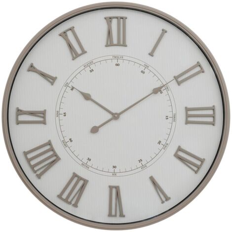 Horloge Davina beige D76cm - Atmosphera créateur d'intérieur