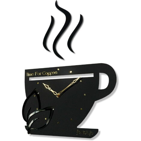 horloge de cuisine en forme de coupe d'or
