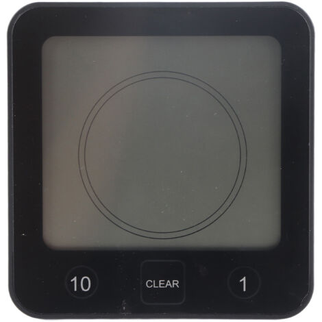Horloge de douche étanche avec minuteur, thermomètre et hygromètre pour salle de bain