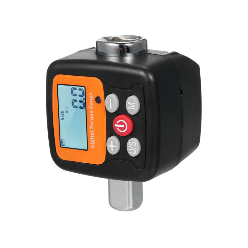 Clé dynamométrique à affichage numérique ENC-200, entraînement 1/2'', adaptateurs inclus pour 3/8'' et 1/4'', avec alarme sonore et lumineuse, 4