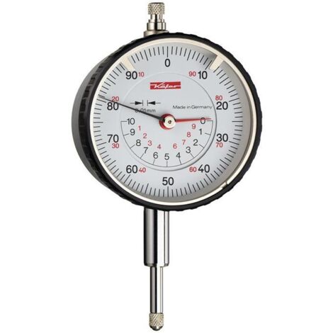 Horloge de mesure M2 TK 10mm, déviation 0,01mm, affichage concentrique