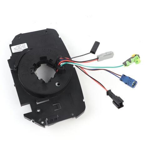 Horloge de voiture Câble spirale à ressort, noirs Pièces automobiles durables ABS 8200216462 Usure à l'usage pour la réparation Remplacement Megane 2 Mk LL Wagon.