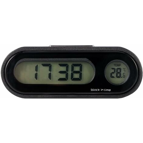 Blanc Horloge Digitale, Petite Horloge, Mini, utilisable comme Horloge de  Voiture ou Horloge de Table, 5