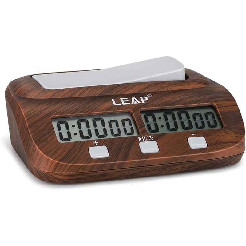 Horloge d'échecs Pendule d'Échecs Chess Clock chronomètre Professionnel d'échecs, Affichage de Précision Numérique de Haute Définition Certification