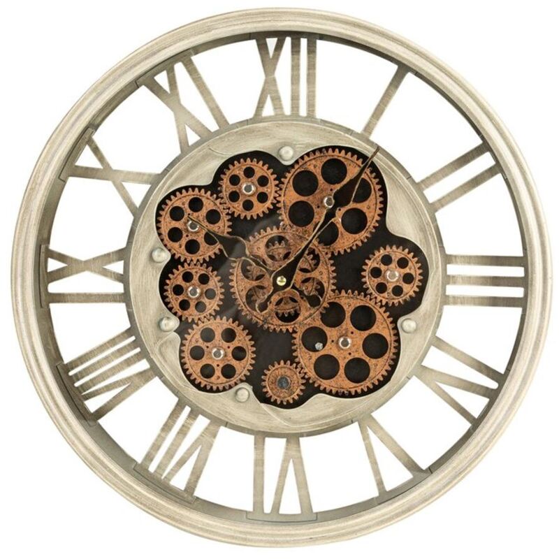 Horloge Décorative 65 37 X 7 X 37 Cm Gris