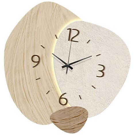 Horloge décorative murale simple et silencieuse B