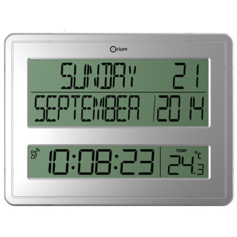 Horloge digitale calendrier radio-contrôlée Titan - Orium