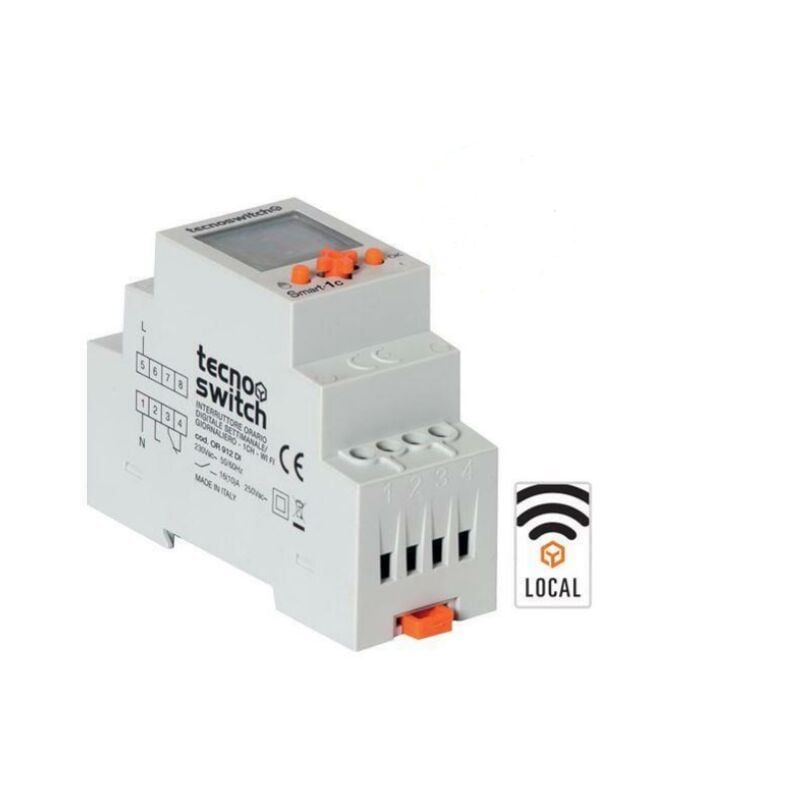 Horloge digitale jour/semaine 1 canal wi fi avec fonction impulsion ou913di