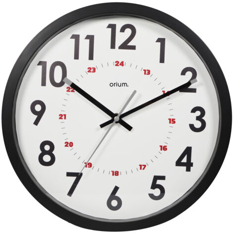 Horloge double affichage Ø30cm - Orium