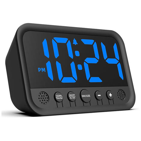 Horloge Électronique Connectée pour Chambre - Réveil Lumineux LED RGB, Alarme Douce, Affichage Numérique 12/24h, Luminosité et Son Réglables