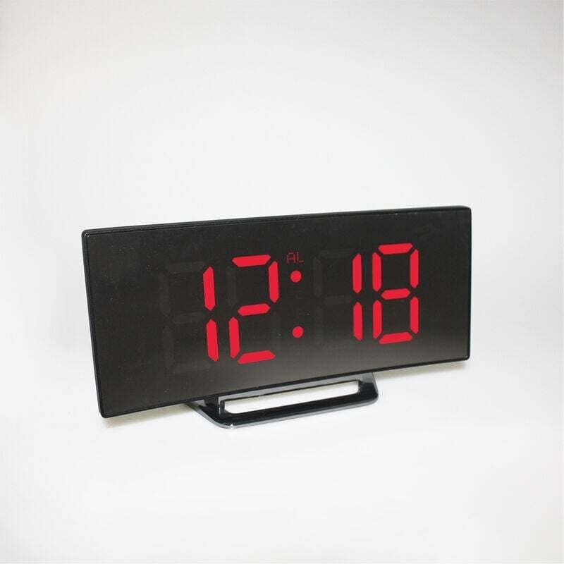 Gotrays - Horloge électronique de surface créative grand écran led horloge -rouge