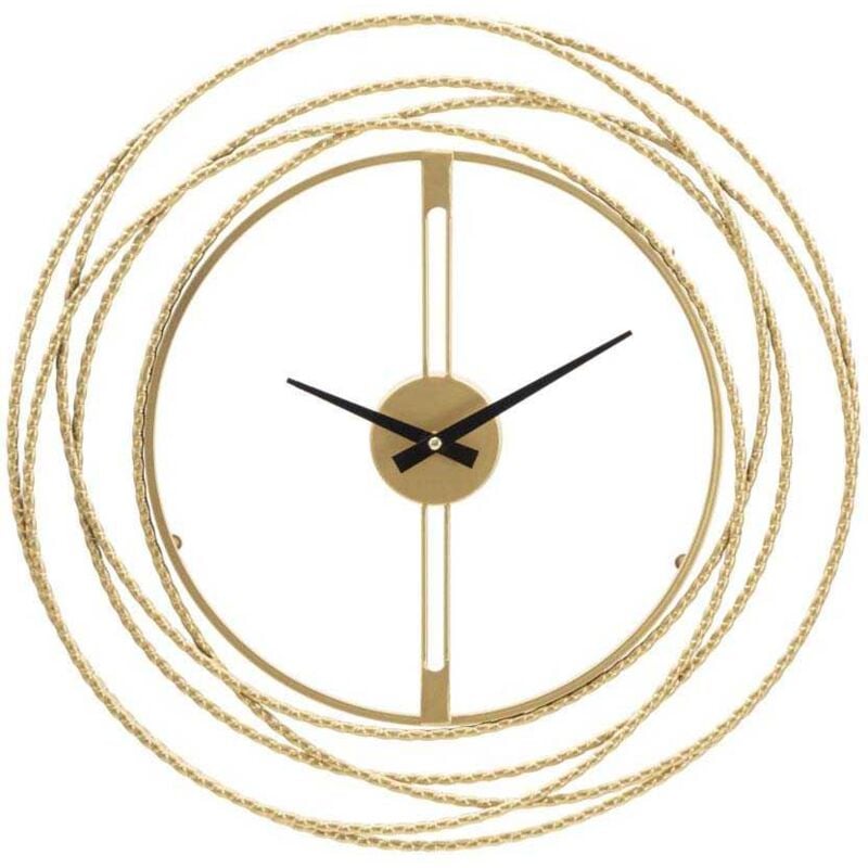 Horloge en métal Gold trips 50 x 4 cm