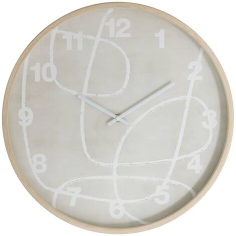 Horloge Greta marron D38cm - Atmosphera créateur d'intérieur