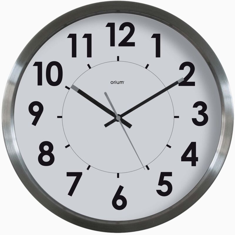 Horloge Inox Stan Ø25cm Orium