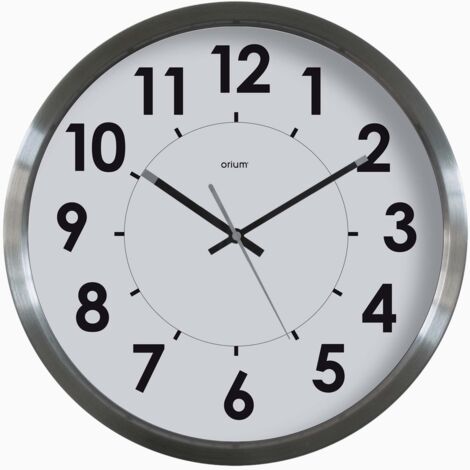 Horloge Inox Stan Ø25cm - Orium