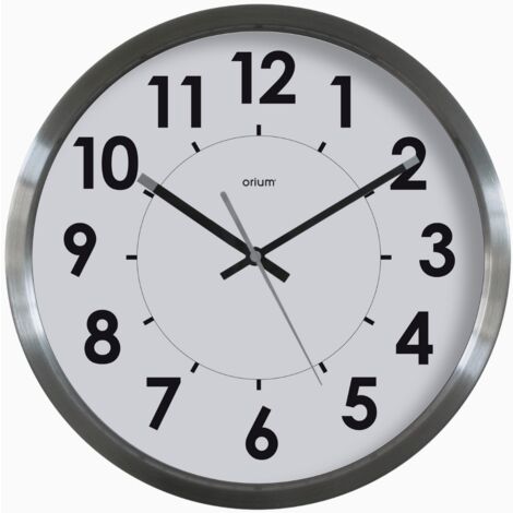 Horloge Inox Stan Ø35cm - Orium