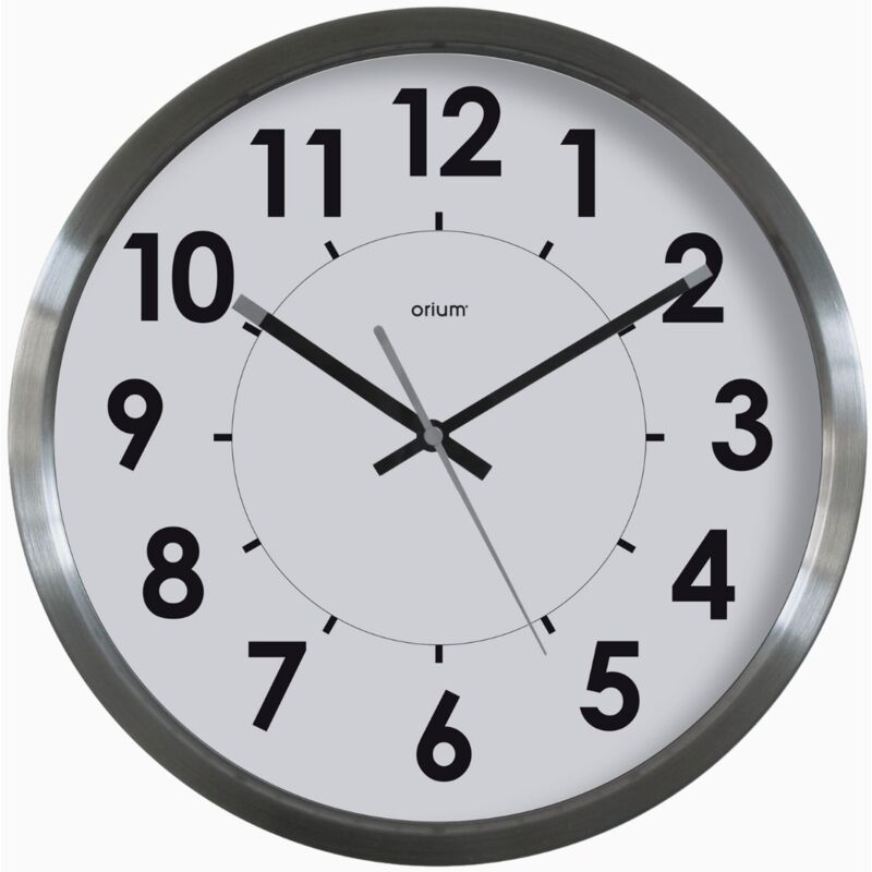 Horloge Inox Stan Ø35cm Orium