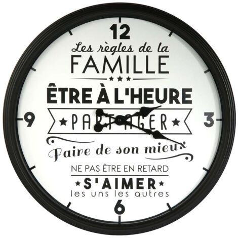 Horloge La Vie En Famille