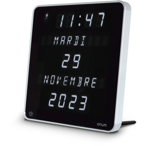 Horloge LED Ephemeris 28x28cm - Orium