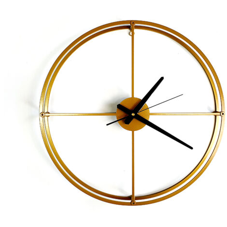 Horloge loft lumineuse Decorizzly® MONO, or
