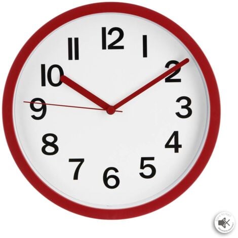 Horloge Loly en plastique D22cm - Atmosphera créateur d'intérieur