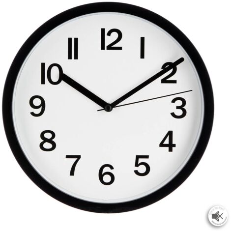Horloge Loly en plastique D22cm - Atmosphera créateur d'intérieur