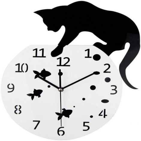 Horloge murale 3D à faire soi-même, horloge miroir en acrylique, autocollant mural miroir décoratif