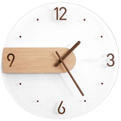 Horloge murale 3D en bois, design nordique moderne, décoration salon silencieuse, horloge cuisine artistique, 40 cm, montre murale maison.