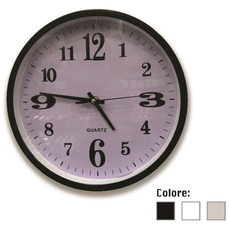 Horloge Murale à Mouvement Quartz Rond Complément De Décoration D'intérieur