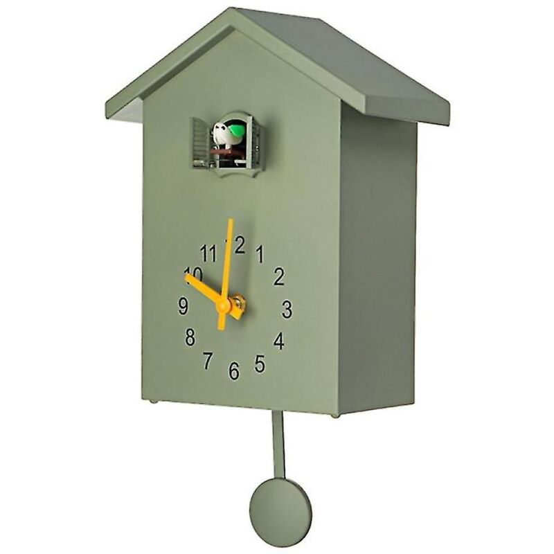 Horloge murale à quartz moderne en forme d'oiseau pour la maison, le salon, la maison, le bureau, la décoration de la maison, cadeaux h