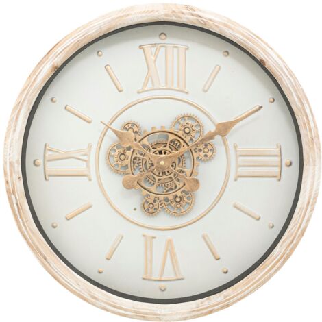Horloge murale avec mécanisme en bois SONIKA